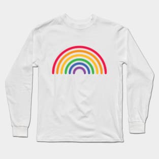 Rainbow neon pride Line Long Sleeve T-Shirt